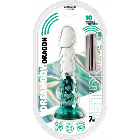 Wet Dreams - DREAM BOY - DRAGON Jelly Dildo - Aqua Wet Dreams - DREAM BOY - DRAGON Jelly Dildo - Aqua