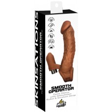 Skinsations Smooth Operator - Penis Sleeve with Stimulation Bullet