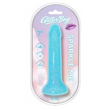 Glitter Boy Sparkle Me 7" Suction Cup Dildo