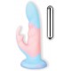 Cotton Candy - Cotton Tail 8" Suction Cup Dildo and Bullet Vibe Cotton Candy - Cotton Tail 8" Suction Cup Dildo and Bullet Vibe