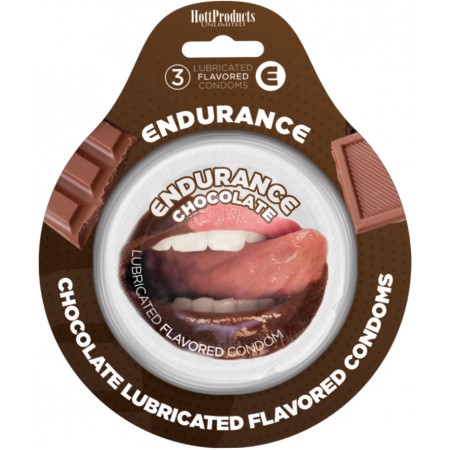 Endurance Condoms - Chocolate 3pk