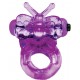 Buzzy Butterfly Cock Ring (Purfect Pets Series purple)