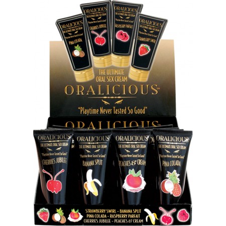 Oralicious Flavored Oral Sex Cream (24pc Display)