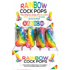 Rainbow Candy Cock Pops Display