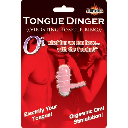 Tongue Dinger - Vibrating Tongue Ring (magenta)