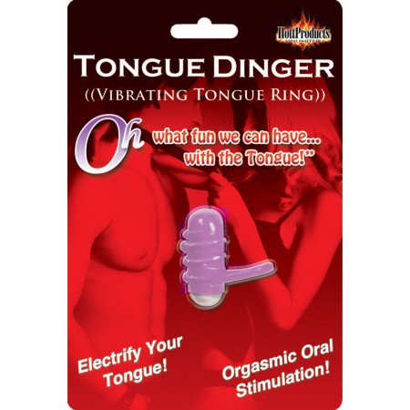 Tongue Dinger - Vibrating Tongue Ring (purple)