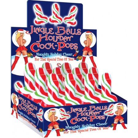 Jingle Balls Holiday Cock Pops (display)