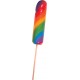 Rainbow Jumbo Candy Cock Pop Display