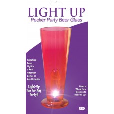 Beer Glass LIGHT UP (Red)