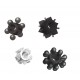 Jelly Stars Cock Ring (Black & Clear)