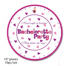 Bachelorette Party 10" Plates