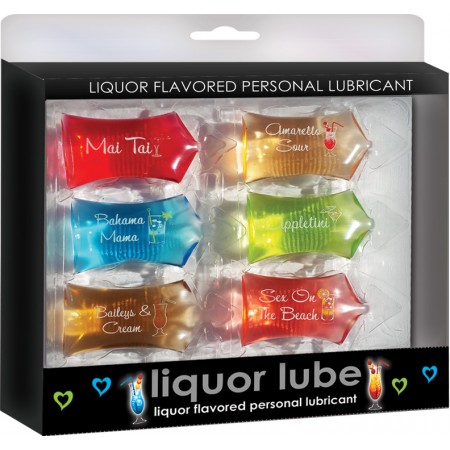 Liquor Lube Personal Lubricant (Box 6 pack)