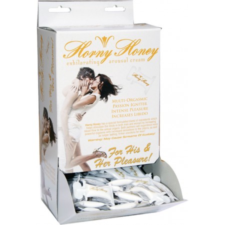 Horny Honey Arousal Cream (144pc Pillows Display)