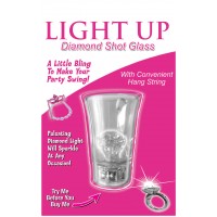 Light Up Diamond Shot Glass CLEAR
