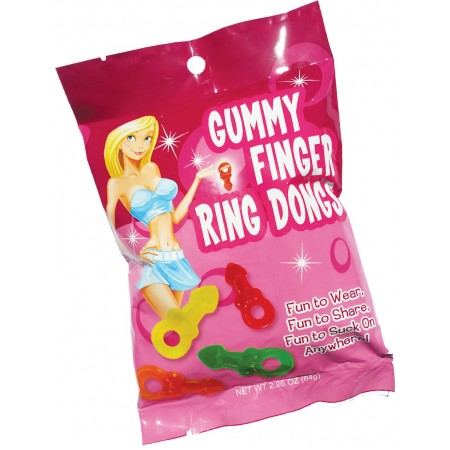 Gummy Finger Ring Dongs