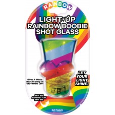 Rainbow Boobie Shot Glass