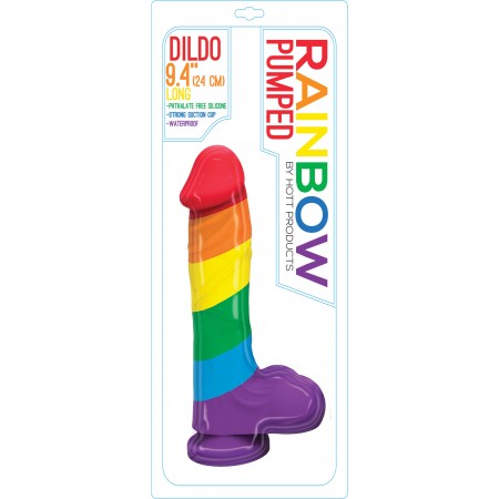 Rainbow Dildo - PUMPED