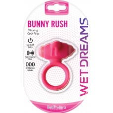 Bunny Rush Vibrating Cock Ring  (pink)