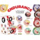 Endurance Lubricated Flavored Condoms Display