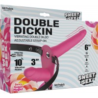 Sweet Sex Double Dickin' Strap-On Vibrator