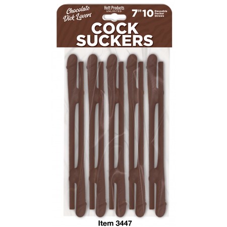 Cocksucker Reusable Straws - Chocolate Colored