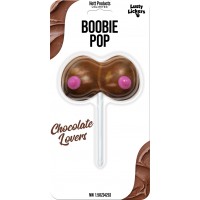 Lusty Lickers Boobie Pop - Chocolate