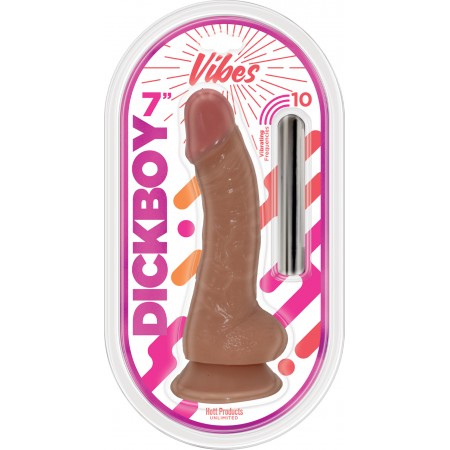 Dick Boy "VIBES" 7" vibrating with suction cup