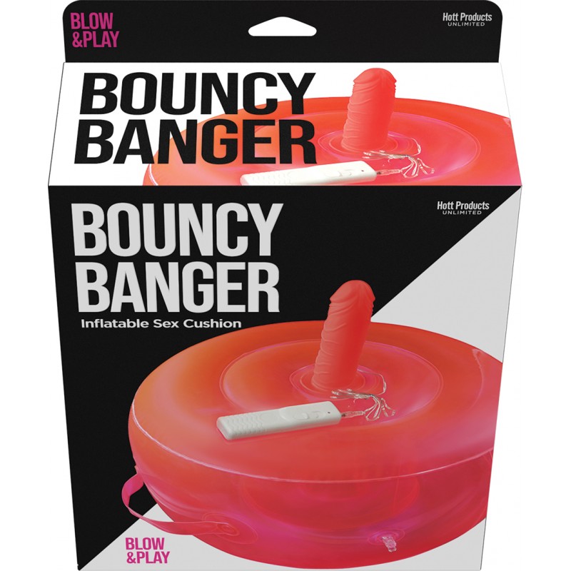 Bouncy Banger Inflatable Vibrating Dildo Bouncy Banger Inflatable Vibrating Dildo