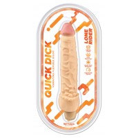 Lone Rider Quick Dick - Vibrating Flex Dildo - 6 inch