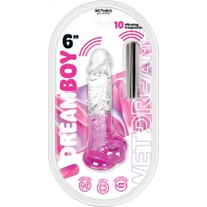 Dream Boy 6" - Jelly Vibrator - Wet Dreams