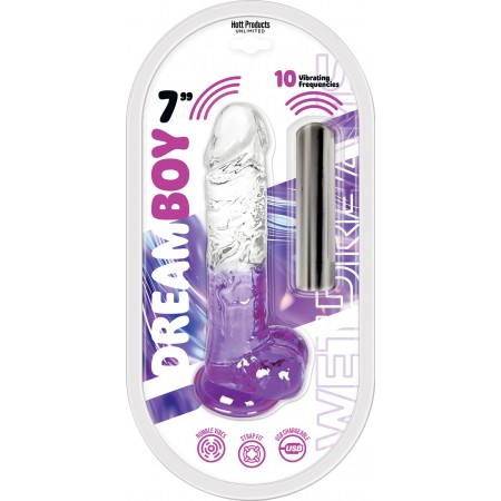 Dream Boy 7" - Jelly Vibrator - Wet Dreams