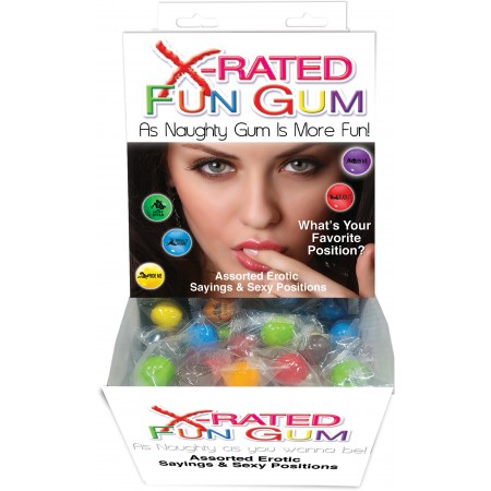 X-Rated Fun Gum Display