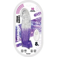 Wet Dreams -Cream Sleeves extention with bullet - Purple
