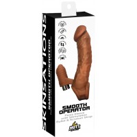 Skinsations Smooth Operator - Penis Sleeve with Stimulation Bullet Skinsations Smooth Operator - Penis Sleeve with Stimulation Bullet